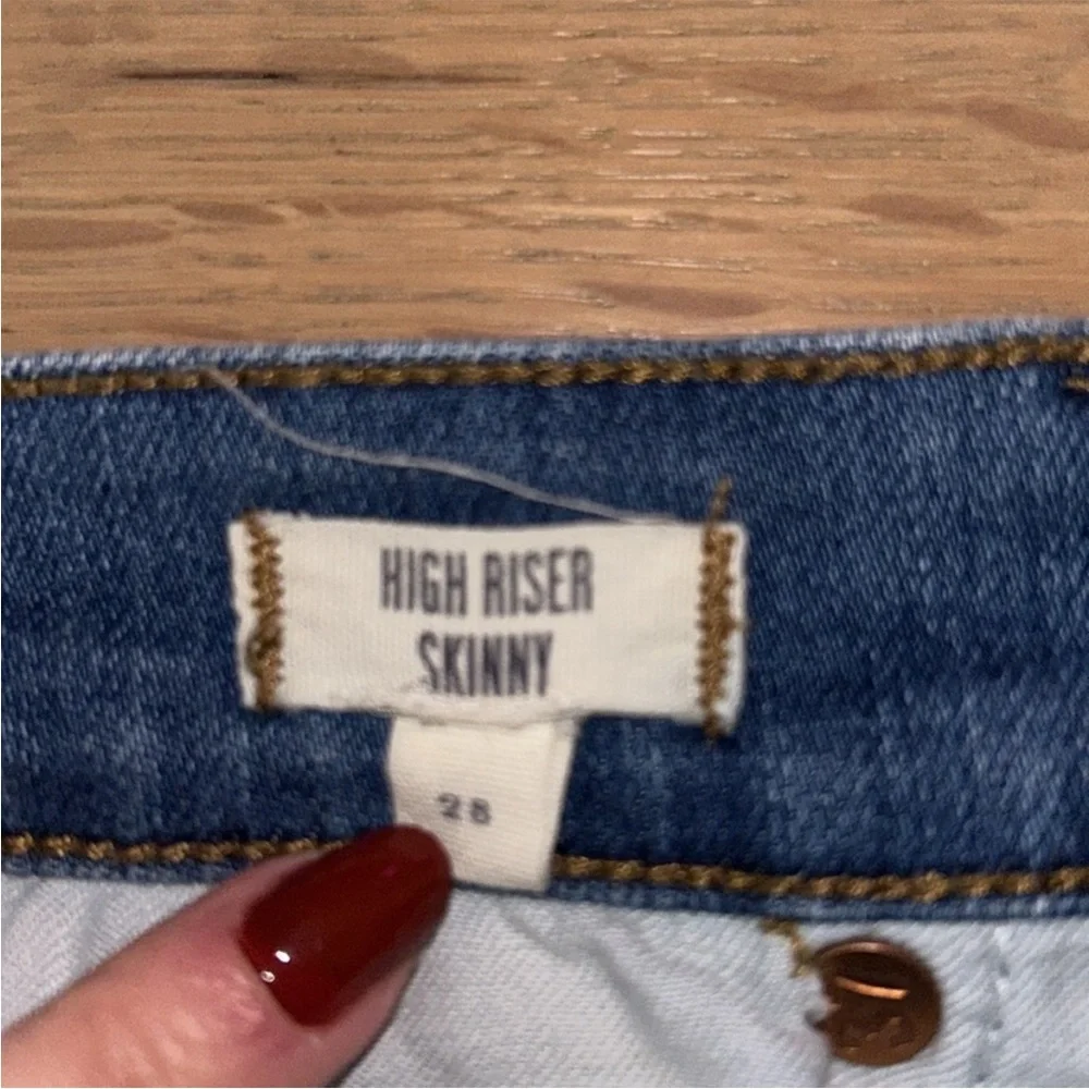Madewell High-Riser Skinny Jeans Size 28 - Picture 3 of 4